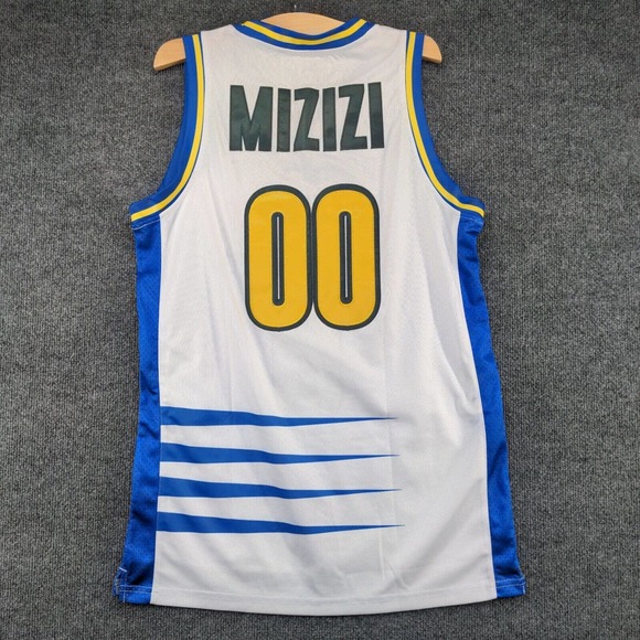 Mizizi Men's Virgin Islands 00 Jersey White Small Sleeveless Crew Neck Polyester - Picture 5 of 12